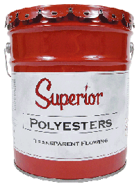 Superior Polyester Transparent Flowing